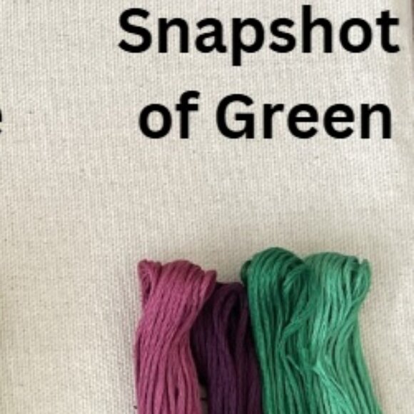 Hand Embroidered Wreath with Initial "X" - Picture 6 of 8